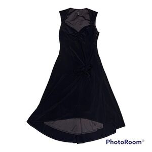 Laundry Shelli Segal Black Jersey Knit Maxi Dress